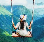 Meditation Schaukeln